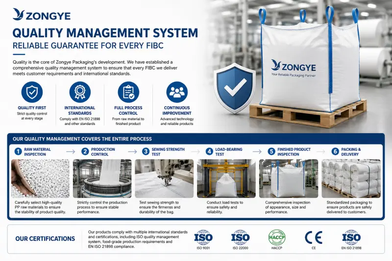 Comprehensive Quality Management Supports Reliable FIBC Production