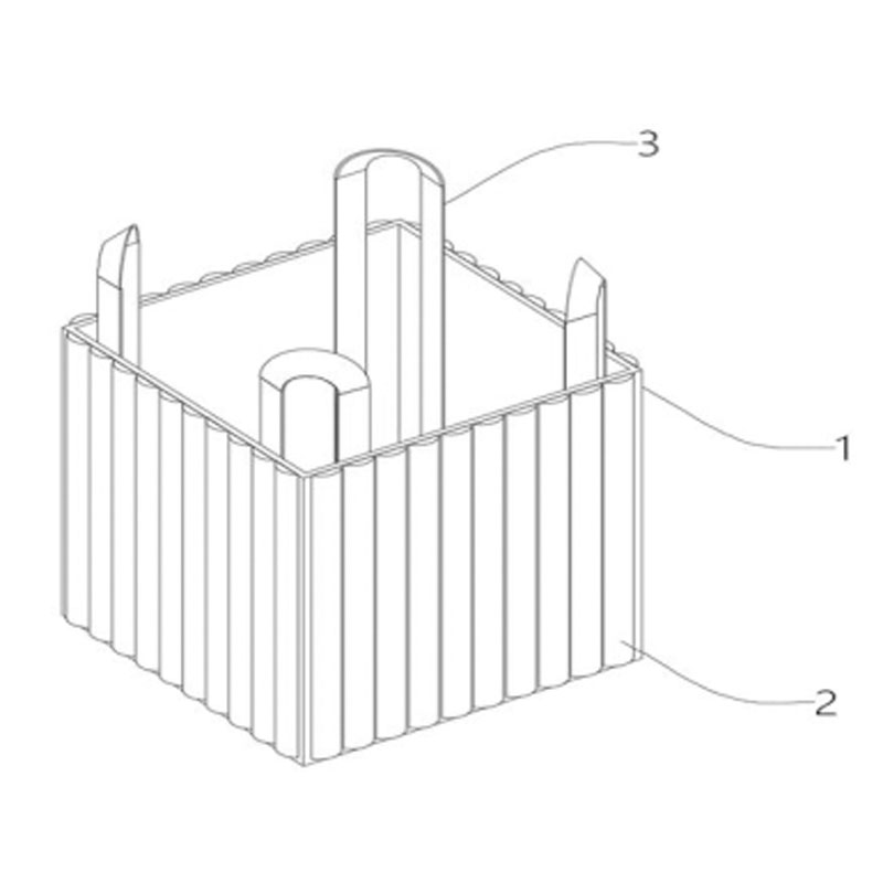 Customized FIBC with Built-In Corrugated Plastic Panels